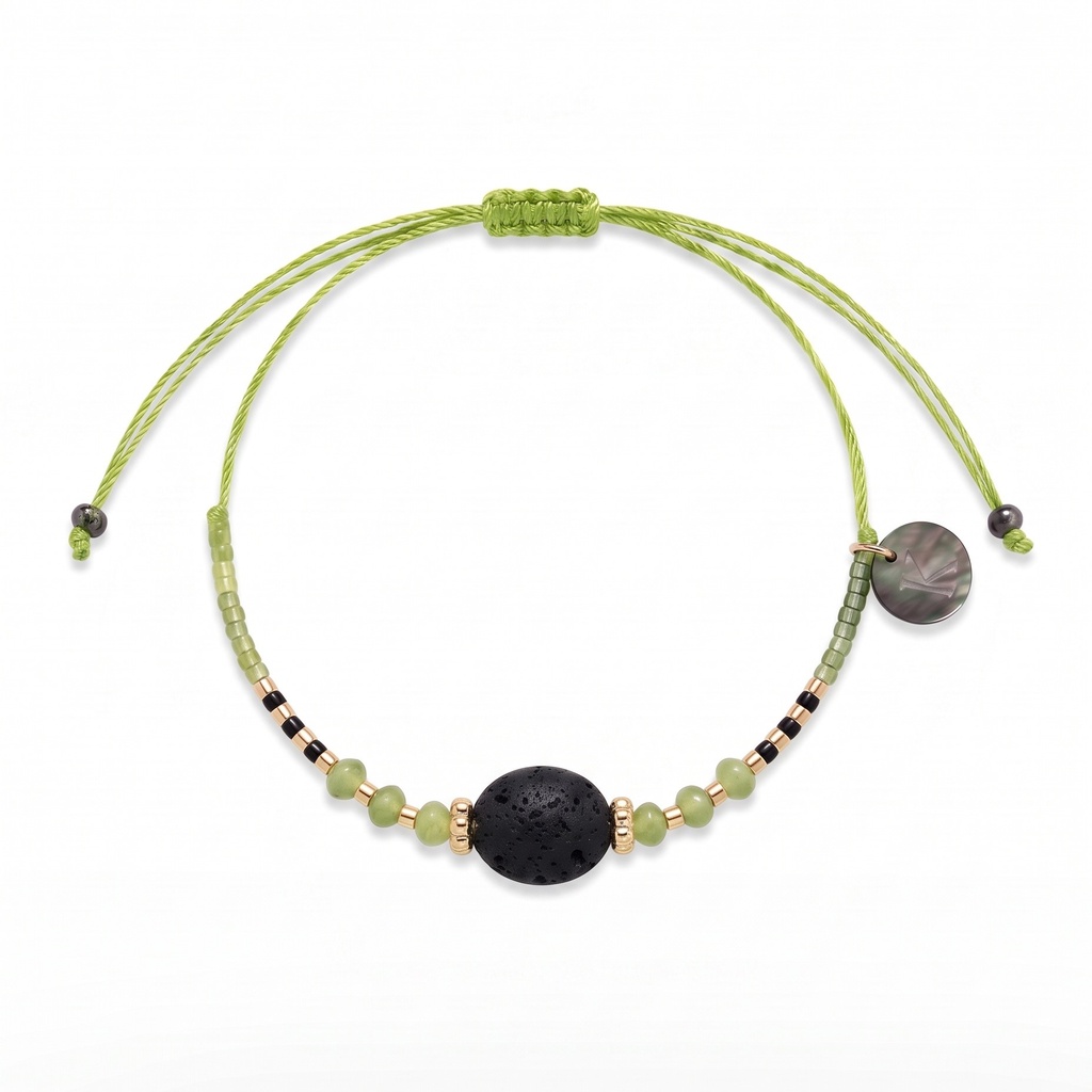 Pulsera Teide lava mixed peridot-03