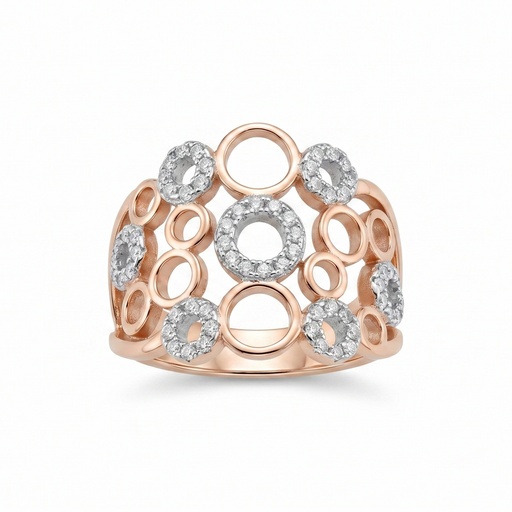 [10670] Lyric anillo engranaje circonia rosa plata (9)