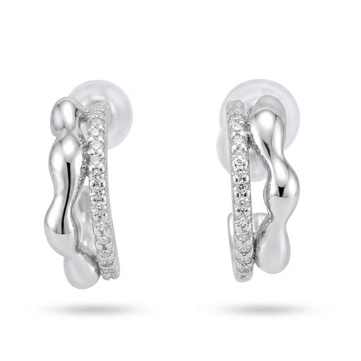 [10346] Willow pendientes magma labrado