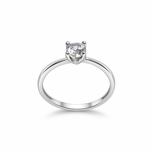 Dream anillo circonia blanca