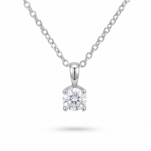 [10394] Dream colgante circonia blanca con cadena